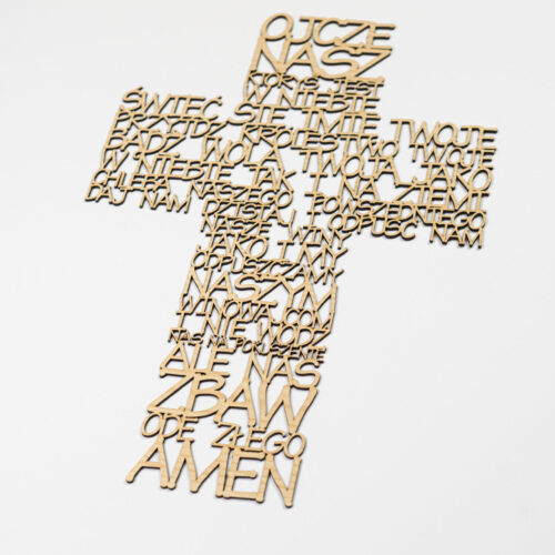 Krzyż "Ojcze nasz"